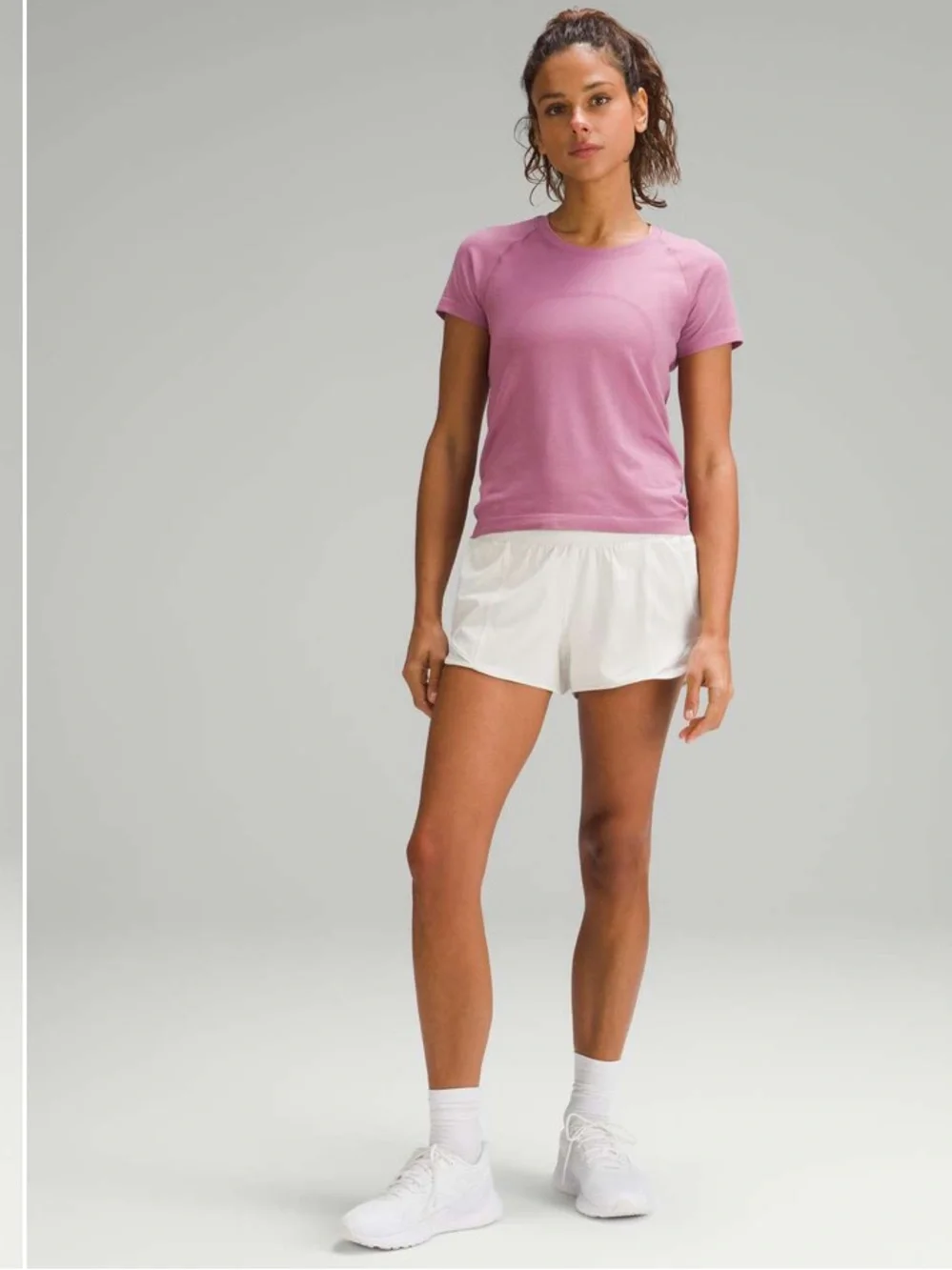 lululemon athletica Hotty Hot Lined Shorts  Bone
